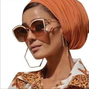 🔥58mm Metal Butterfly authentic designer FENDI Sunglasses🔥